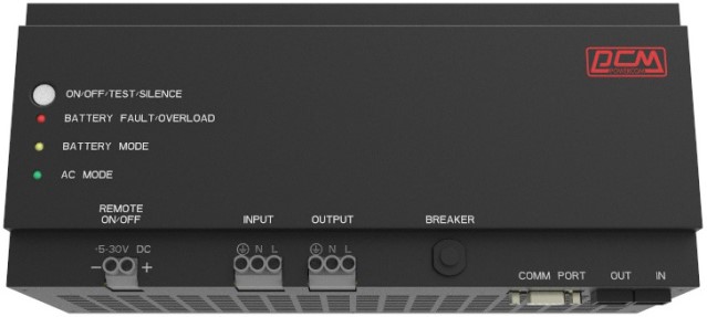 

Источник бесперебойного питания Powercom DRU-500 500VA/300W, DIN Rail, 230V, RS-232, DRU-500