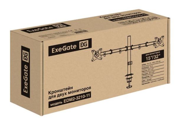 фото Кронштейн настольный Exegate EDM2-3210-11 в Казани