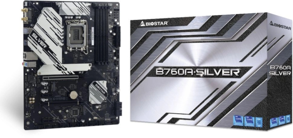 фото Материнская плата ATX Biostar B760A-SILVER