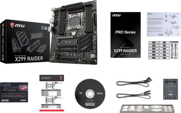 фото Материнская плата ATX MSI X299 RAIDER