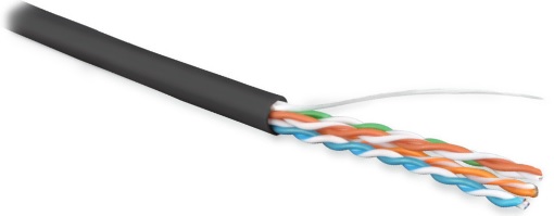 

Кабель витая пара U/UTP 5e кат. 4 пары Hyperline UUTP4-C5E-S24-OUT-LSZH-BK-500 24AWG(0.51 мм), медь, одножильный (solid), внешний, LSZH, нг(C)-HF, чёр, UUTP4-C5E-S24-OUT-LSZH-BK-500