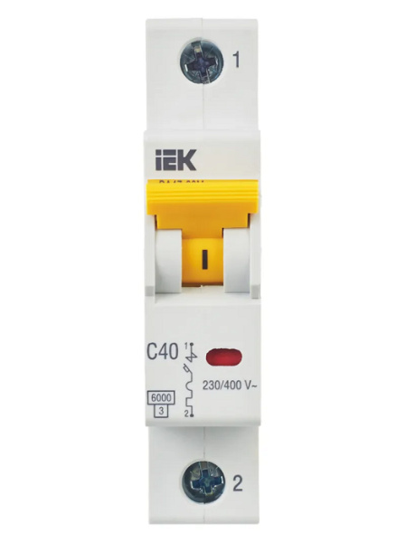 фото Автоматический выключатель модульный IEK MVA31-1-040-C в Казани