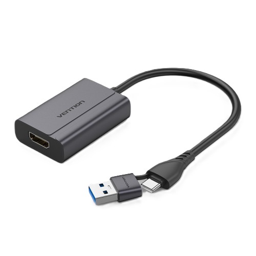

Конвертер Vention ACYHB мультимедиа, USB CM+ AM/HDMI F, серый, ACYHB