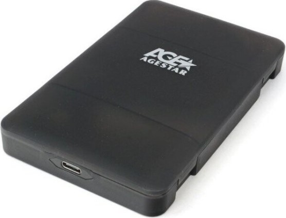 

Внешний корпус AgeStar 3UBCP3C (BLACK) 2.5" SATAIII HDD/SSD, пластик, черный, безвинт, 3UBCP3C (BLACK)