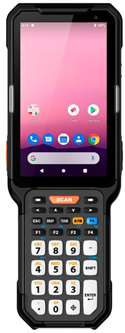 

Терминал сбора данных PointMobile PM451 2D imager(N6703), 4GB/64GB, 4000 mAh, 13 МП, BT, WiFi, NFC, WVGA, 31 клавиша, Android 9, PM451
