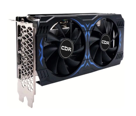 Видеокарта PCI-E CBR GeForce RTX 3050 (VGA-STX3050-8G-RTL-4VO) 8GB GDDR6 128bit 8nm 1777/14000MHz HDMI 3*DP