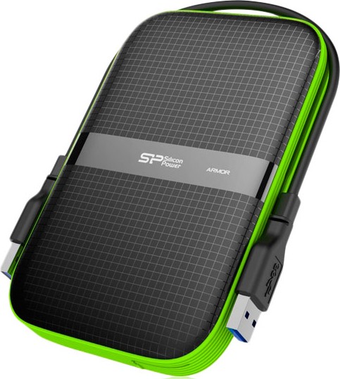 

Внешний жесткий диск 2.5'' Silicon Power Armor A60 SP050TBPHDA60S3K 5TB, USB 3.1, black, Armor A60