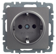 фото Розетка с заземлением IEK BR-R11-16-K46