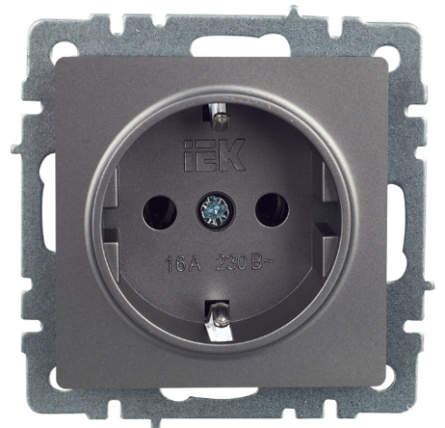 фото Розетка с заземлением  IEK BR-R11-16-K46 в Уфе