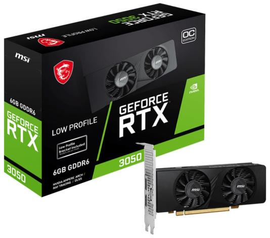 фото Видеокарта MSI GeForce RTX 3050 (RTX 3050 LP 6G OC) в Уфе
