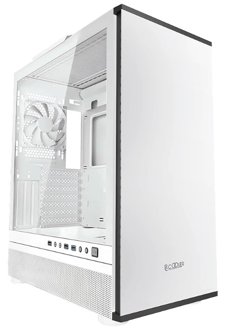 

Корпус eATX PCCooler IE200 белый, без БП, боковая панель из закалённого стекла, 2*USB 2.0, USB 3.0, IE200