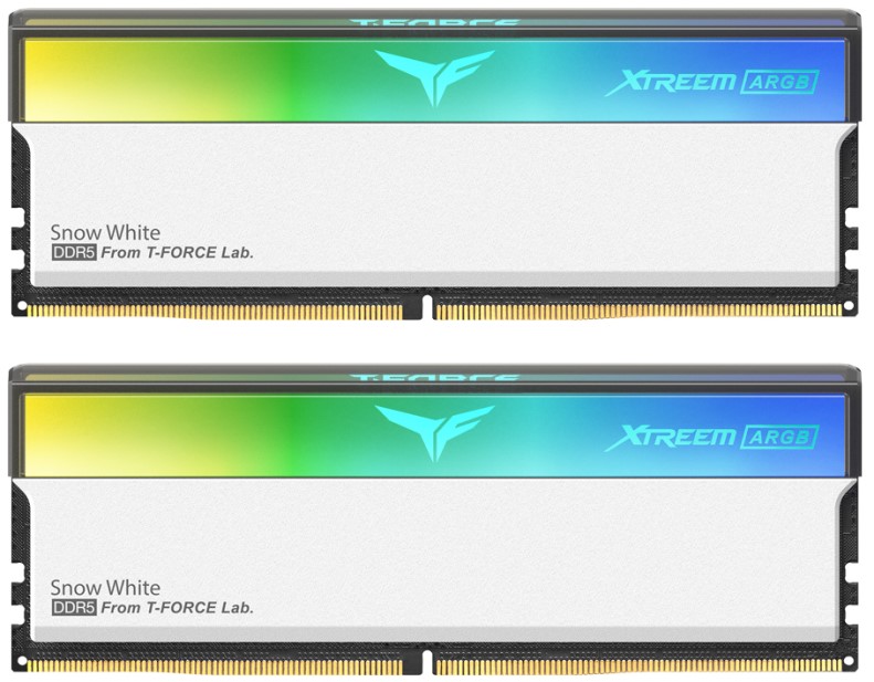 

Модуль памяти DDR5 32GB (2*16GB) Team Group T-Force Xtreem ARGB FFAD532G6400HC32ADC01 6400MHz CL32 1.35V, T-Force Xtreem ARGB