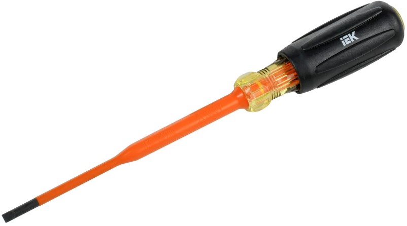 

Отвертка IEK A2L5-SC31-T3-SL-35-100 ARMA2L 5 диэлектрическая SLIM SL3,5х100 Т3, A2L5-SC31-T3-SL-35-100