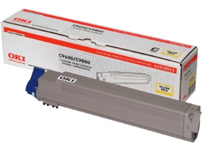 

Картридж OKI 42918961 для C9600/9800/9650/9850/9800MFP/9850MFP, 15,000 стр. A4 жёлтый (42918913), 42918961