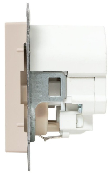 фото Розетка с заземлением с 2 USB  EKF UP1-SOI-111-2USBC