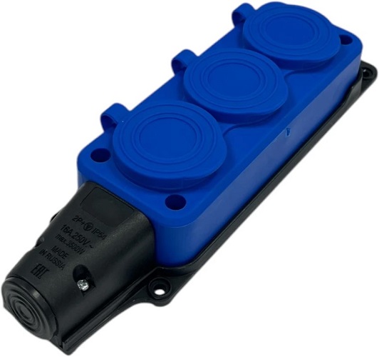 

Удлинитель силовой iTOK i-CONNECT-COLOR-SUR-PVS-325-3-54-15-BLUE тип SUR серии iCONNECT COLOR на рамке с заземлением ПВС 3х2,5 мм 3 гнезда IP54 ГОСТ ц, i-CONNECT-COLOR-SUR-PVS-325-3-54-15-BLUE
