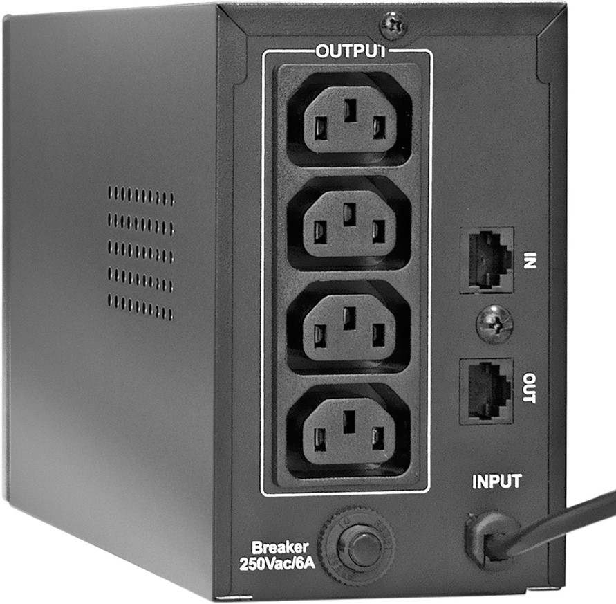 

Источник бесперебойного питания Exegate Power Back BNB-850.LED.AVR.C13.RJ EP285473RUS 850VA/480W, LED, AVR,4*IEC-C13, RJ45/11, black, Power Back BNB-850.LED.AVR.C13.RJ