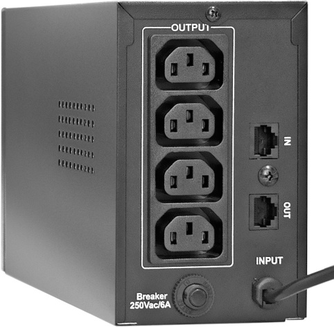 фото Источник бесперебойного питания  Exegate Power Back BNB-850.LED.AVR.C13.RJ в Уфе