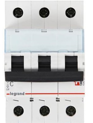 

Автоматический выключатель Legrand 407295 DX3-E трехполюсный, 3P 40А (С) 6000/6kA, 407295