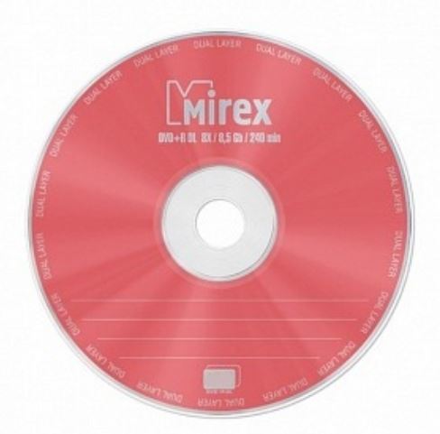 

Диск DVD+R Mirex 1057108 8.5 Gb, 8x, бум.конверт, 1шт, Dual Layer, 1057108