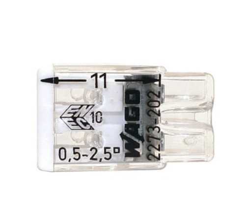 

Клемма WAGO 07-5131-20 2273-202, 2-проводная до 2,5 мм², (20 шт/уп), 07-5131-20