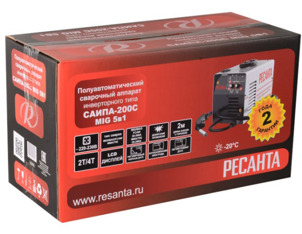 фото Сварочный полуавтомат  Ресанта САИПА-200C MIG 5в1 в Санкт-Петербургe