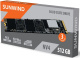 фото Накопитель SSD M.2 2280 SUNWIND SWSSD512GN4 в Омске 512 ГБ