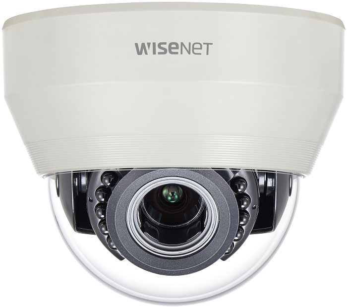 

Видеокамера Wisenet HCD-6080R мультиформатная внутренняя купольная высокого разрешения FULL HD 1080p AHD / TVI / CVI / CVBS, с функцией день-ночь (эл., HCD-6080R