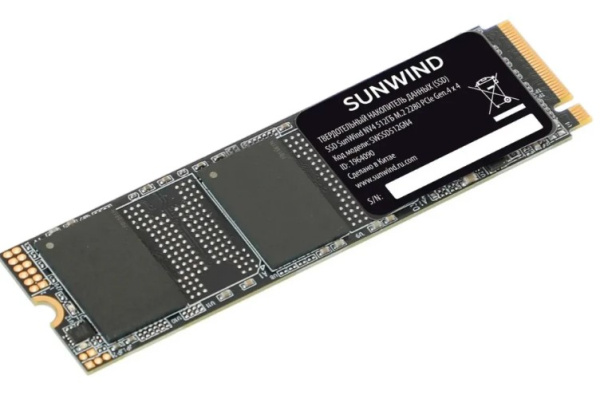 фото Накопитель SSD M.2 2280 SUNWIND SWSSD512GN4 в Омске 512 ГБ