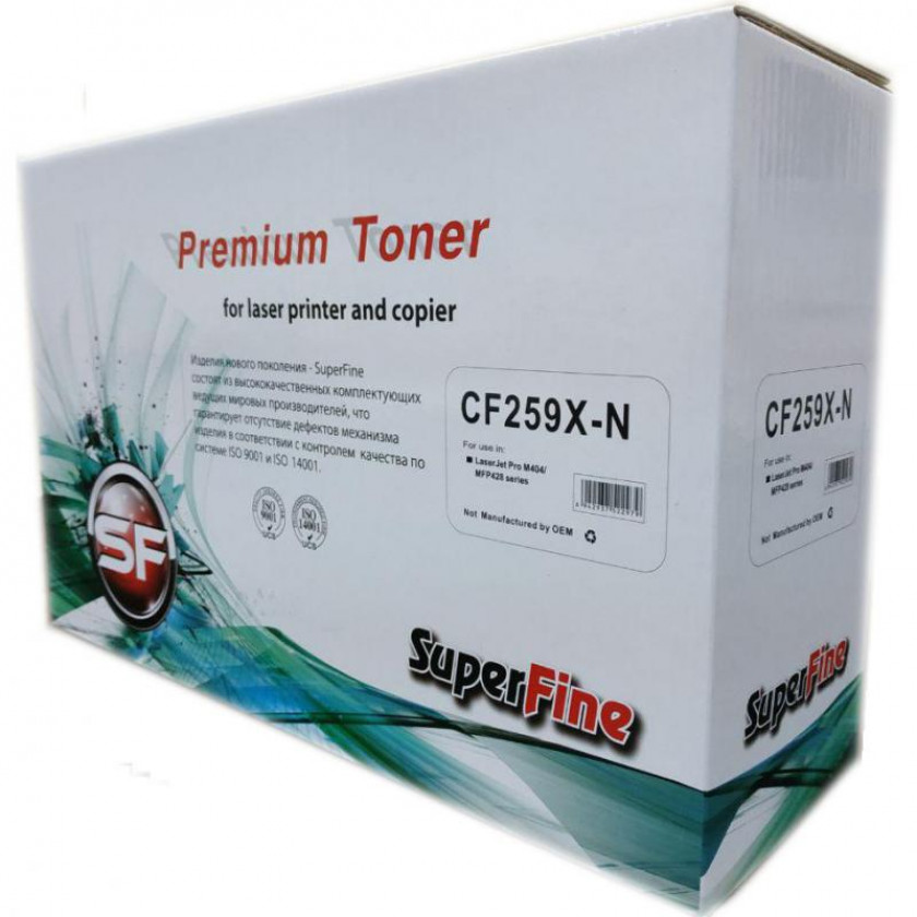 

Картридж SuperFine SF-CF259X/CRG057H без чипа LJP-M304/404/428 10K, SF-CF259X/CRG057H