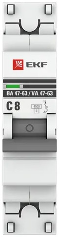 фото Автоматический выключатель  EKF mcb4763-1-08C-pro в Челябинске