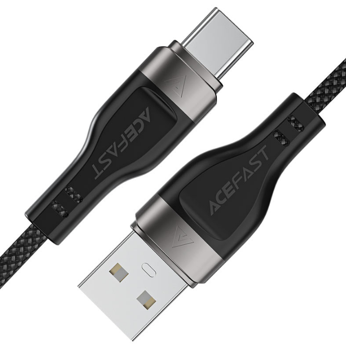 

Кабель ACEFAST C11-04 магнитный зарядный USB-A To USB-C Magnetic Charging Data Cable. Длина: 1,2м. Цвет: черный, C11-04