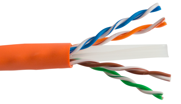 

Кабель витая пара U/UTP 6 кат. 4 пары Datarex DR-141004 22AWG(0.58 мм), медь, одножильный (solid), внутренний, LSZH, оранжевый, уп/500м, DR-141004