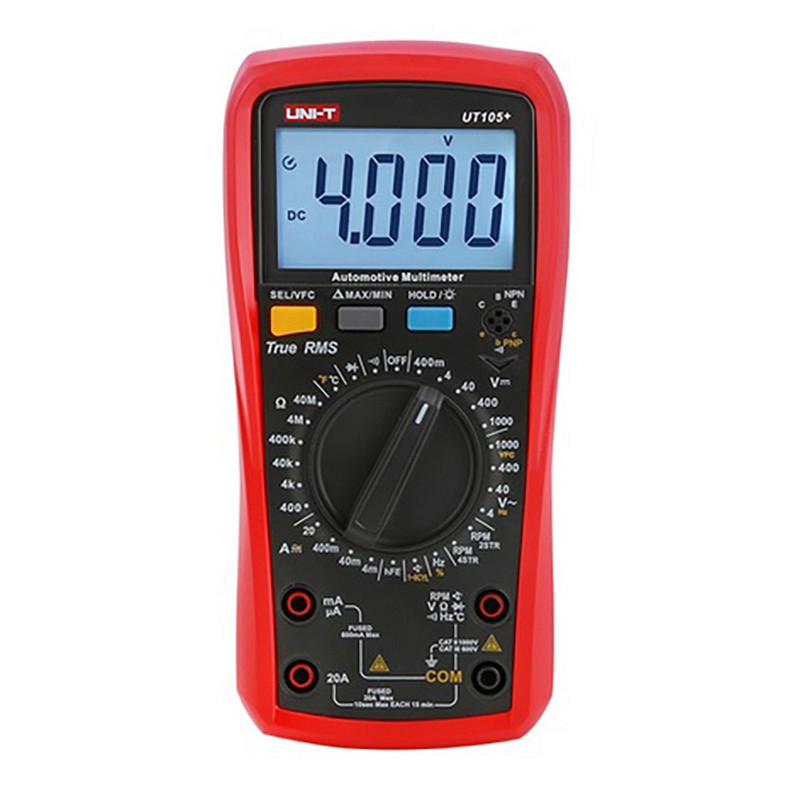 

Мультиметр UNI-T UT105+ 13-0059 автомобильный, UT105+