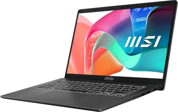 фото Ноутбук MSI Modern 14 F1MG-499RU 14" (Intel Core Ultra 5, 16Гб DDR4, SSD 512 Гб, , Windows 11 Профессиональная) Серый [9S7-14S111-499]