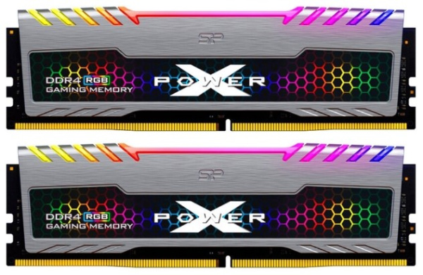фото Модуль памяти DDR4 16GB (2*8GB) Silicon Power Xpower Turbine RGB в Омске