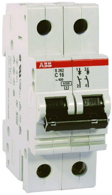 

Автоматический выключатель ABB 2CDS252001R0164 S202 2P 16А (С) 6kA, 2CDS252001R0164