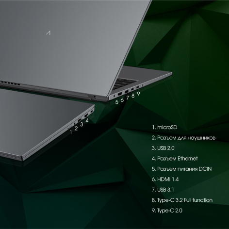 фото Ноутбук  Digma Pro Fortis M в Уфе 14.1 ", Core i5, 16 Гб RAM, 512 Гб SSD, Iris Xe Graphics, Серый