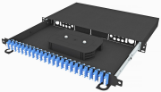фото Кросс оптический стоечный TopLAN КРСв-Top-1U-96LC/U-OS2-BK