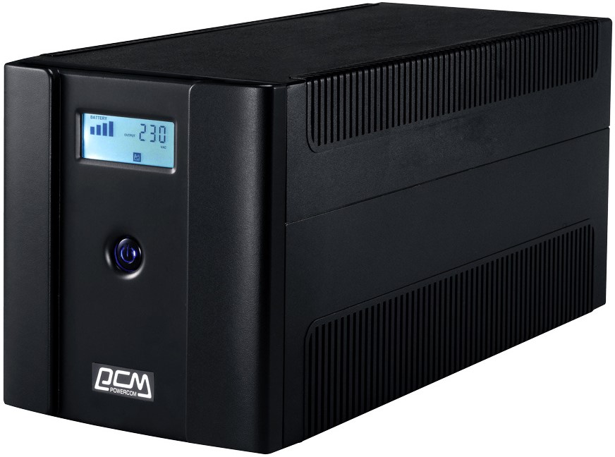 

Источник бесперебойного питания Powercom RPT-1025AP LCD Raptor, OffLine, 1025VA / 615W, Tower, Schuko, LCD, USB, RPT-1025AP LCD