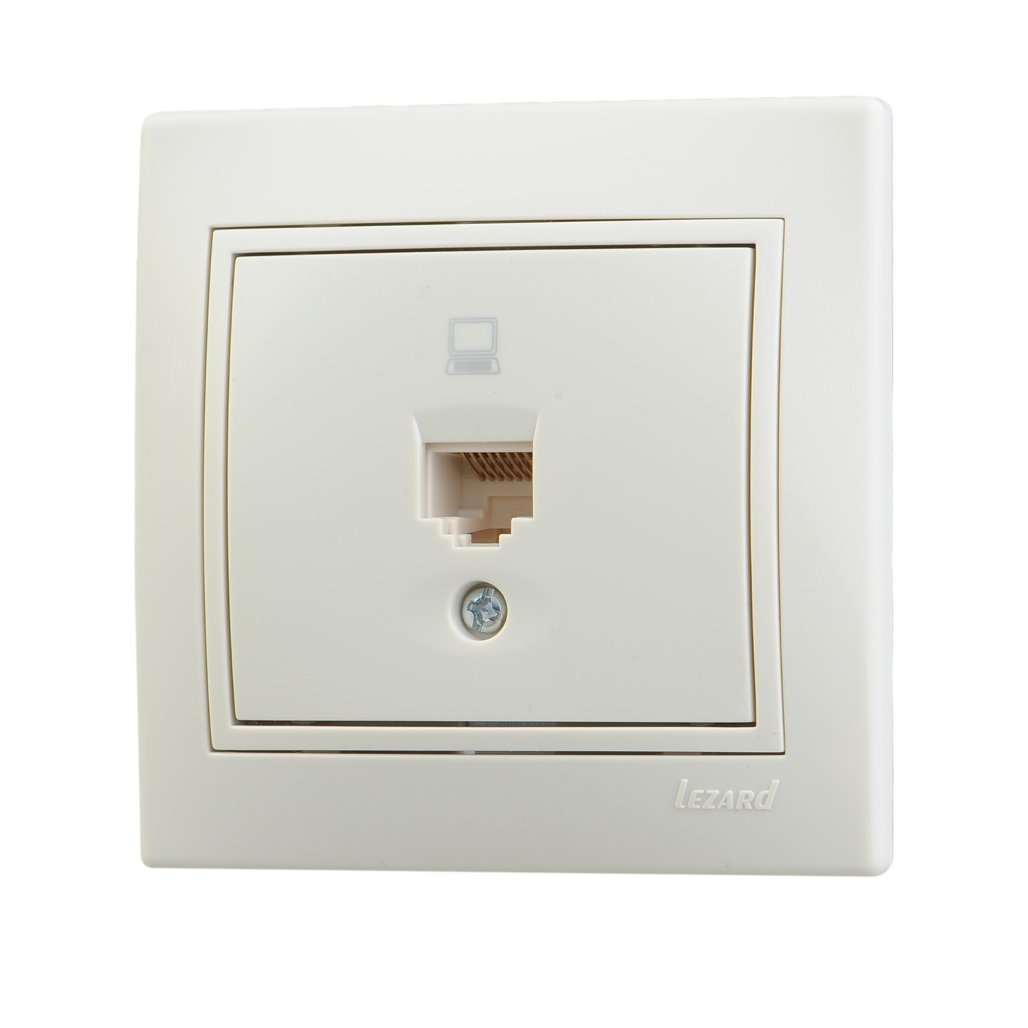 

Розетка Lezard 701-0303-139 СП Мира RJ-45 крем/крем, 701-0303-139