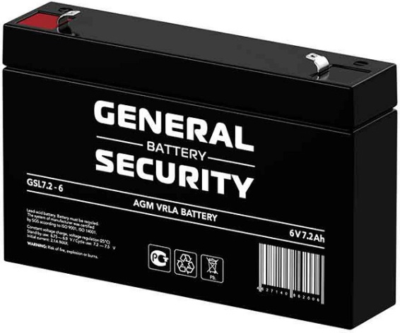 фото Аккумулятор  General Security GSL7.2-6 в Уфе