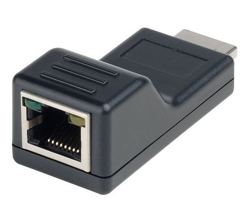 

Приемник SC&T HE01SER пассивный HDMI- сигнала по одному кабелю витой пары(не экранированной) до 30м(1080p), размеры 24х58х22мм, HE01SER