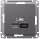 фото Розетка USB  Systeme Electric ATN001439 в Уфе