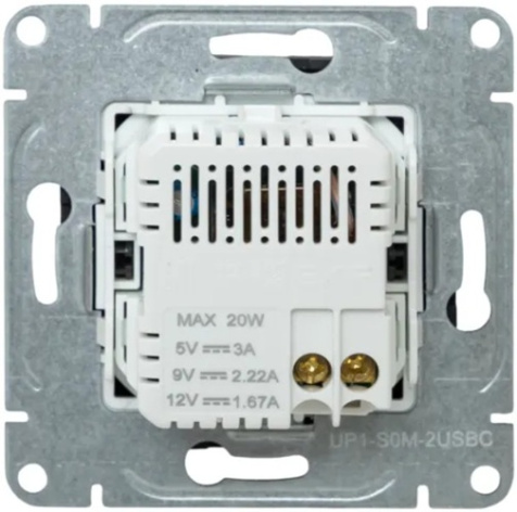 фото Розетка USB  EKF UP1-SOM-2USBC в Воронеже