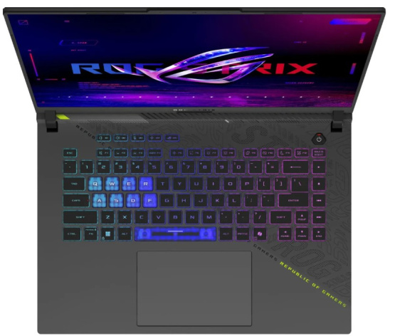 фото Ноутбук  ASUS ROG Strix G16 G614FR-S5054 в Омске 16 ", Ryzen 9, 32 Гб RAM, 1 Тб SSD, GeForce RTX 5070 Ti, Серый