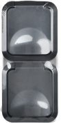 фото Розетка двухместная с заземлением  IEK TS-R26-16-55-V-K53