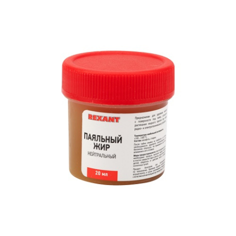 Изображение товара Флюс Rexant 09-3665-1 нейтральный гелеобразный для пайки 129 рублей