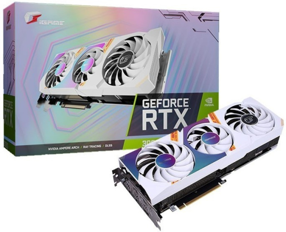 Изображение товара Видеокарта PCI-E Colorful GeForce RTX 3060 iGqame Ultra W OC 12G L-V