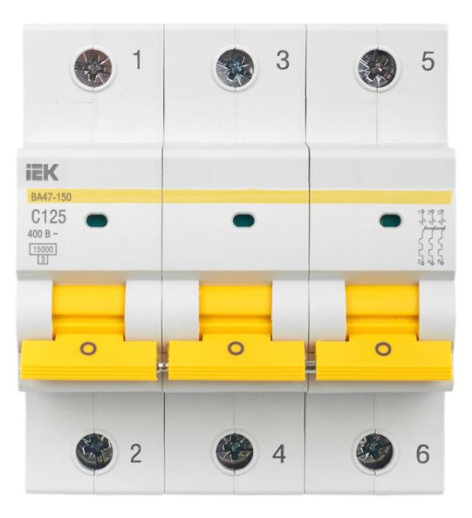 фото Автоматический выключатель  IEK MVA50-3-125-C